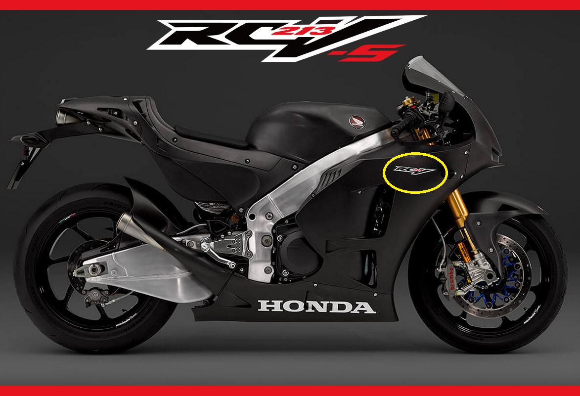 86641-MJT-E00ZC HONDA RCV 213 LOGO