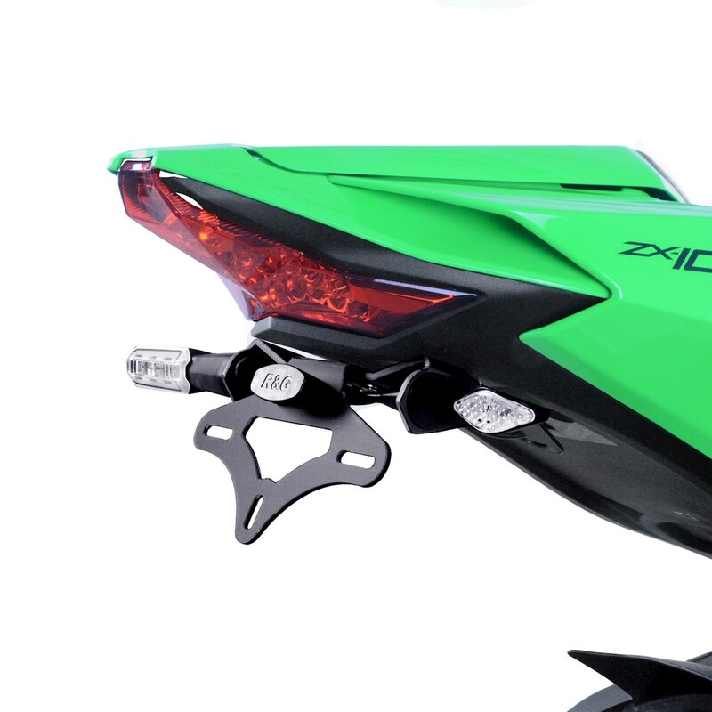 R&G RACING Licence Plate Holder - Black Kawasaki Ninja ZX-10R/RR