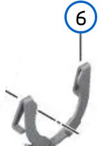 61137105931 Halteklammer Steckergehäuse